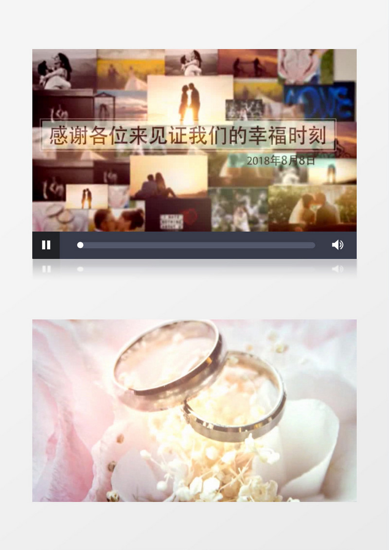 白色优雅婚礼相册展示ae视频模板-Youe资源站│互联网优质资源免费分享平台
