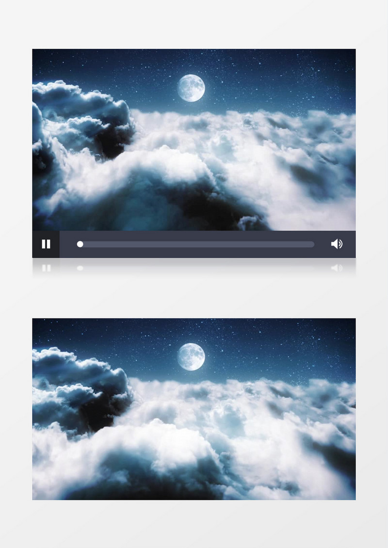 唯美夜空中的光束穿越logo揭示AE视频模板