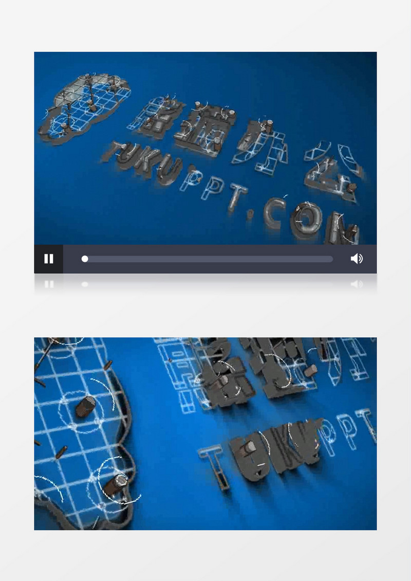 线条展现LOGO演绎片头视频AE模板