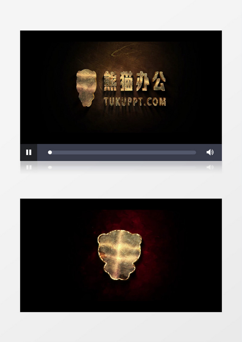 大气游戏三维Logo动画展示震撼片头