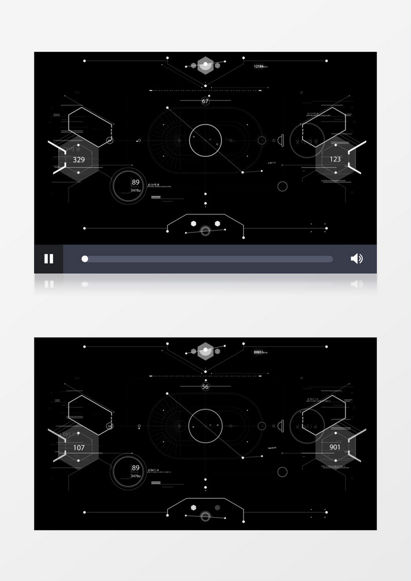 科技元素素材视频ae模板