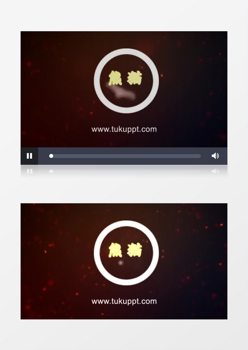 骷髅子弹与火花迸射开场特效AE宣传模板
