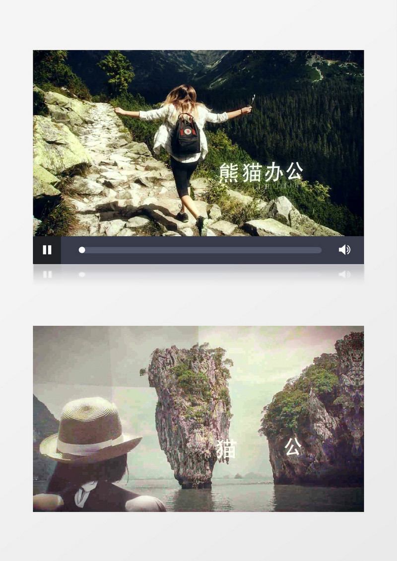 时尚优雅转场过渡照片相册图文动画AE模板