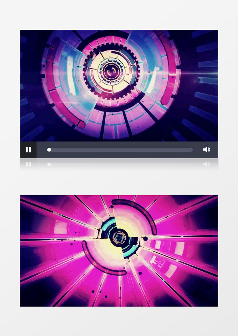 超炫隧道穿越动感节奏视频模版