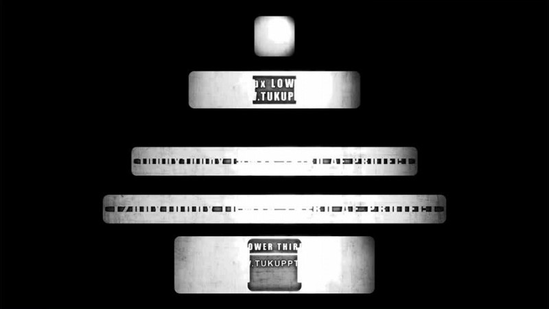 黑金属字幕条中国有嘻哈ae模板