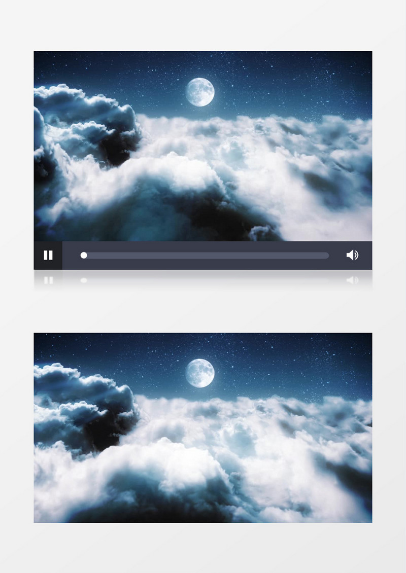 夜空中的光束穿越logo演绎AE模板