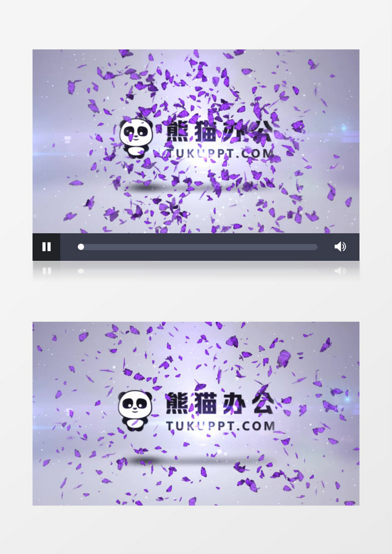 唯美的水晶钻石破碎蝴蝶飞舞logo展示AE模板