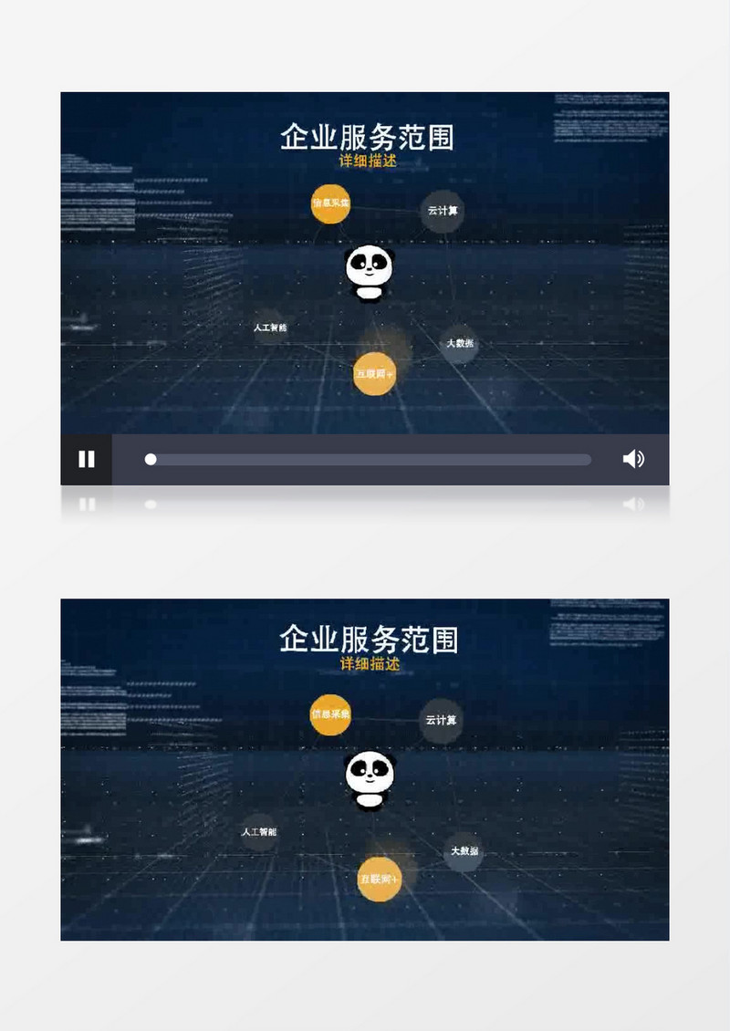 宣传片高科技数据分析AE模板