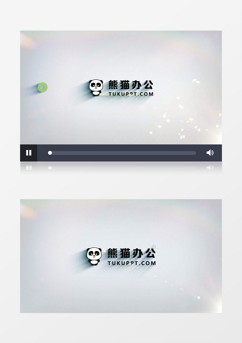 粒子圆形排列游走动画logo演绎模板