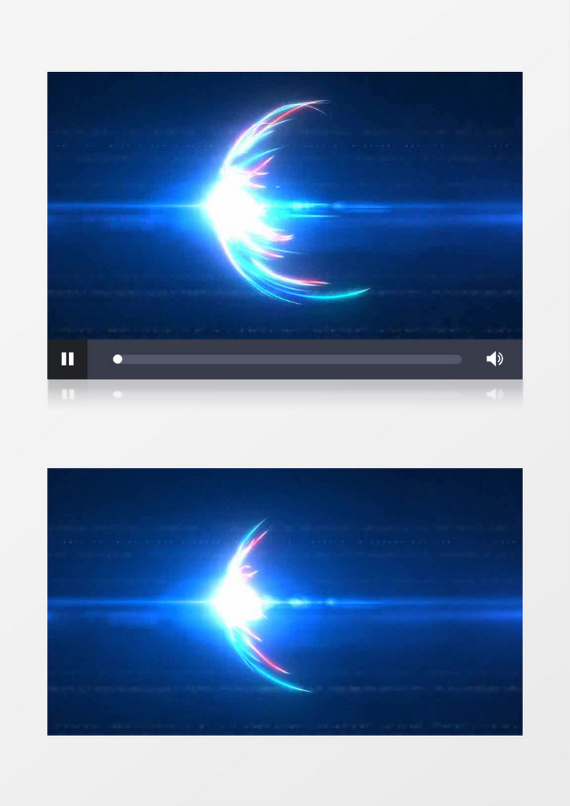炫酷五彩粒子线条游动片头ae模版