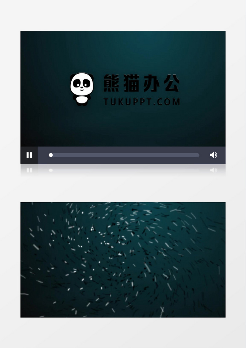 彩色粒子汇聚光效LOGO演绎AE模板