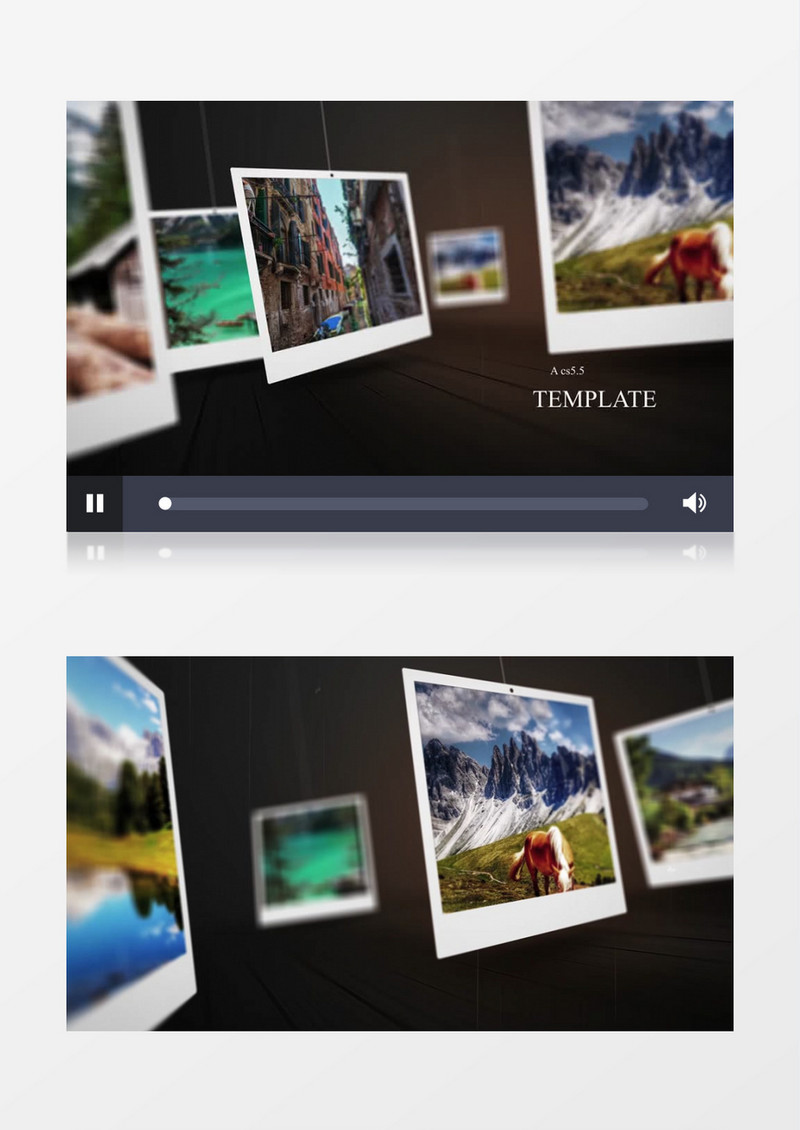 空间感悬挂照片温馨电子相册ae模板-Youe资源站│互联网优质资源免费分享平台