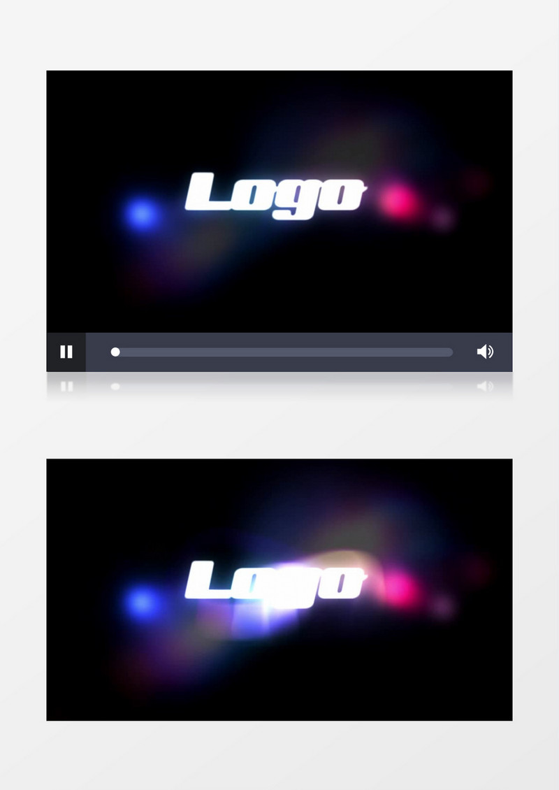 动感炫彩光效logo动画AE模板