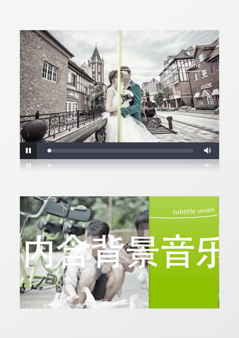 电子相册图文展示宣传介绍视频素材AE模板